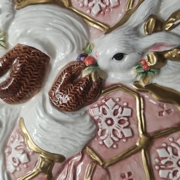 Fitz & Floyd 1996 Santa Serving Plate - Picture 4 of 7